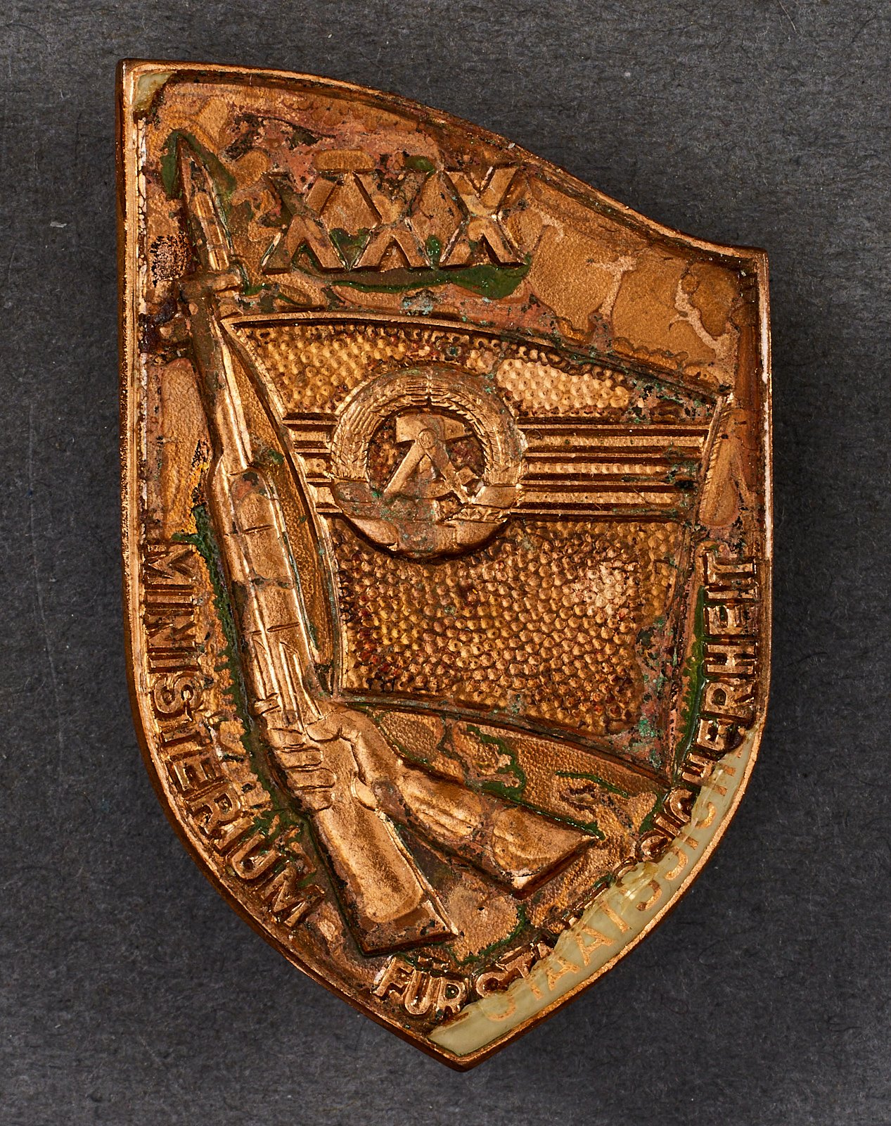 Stasi East German Memorial Badge #22668 