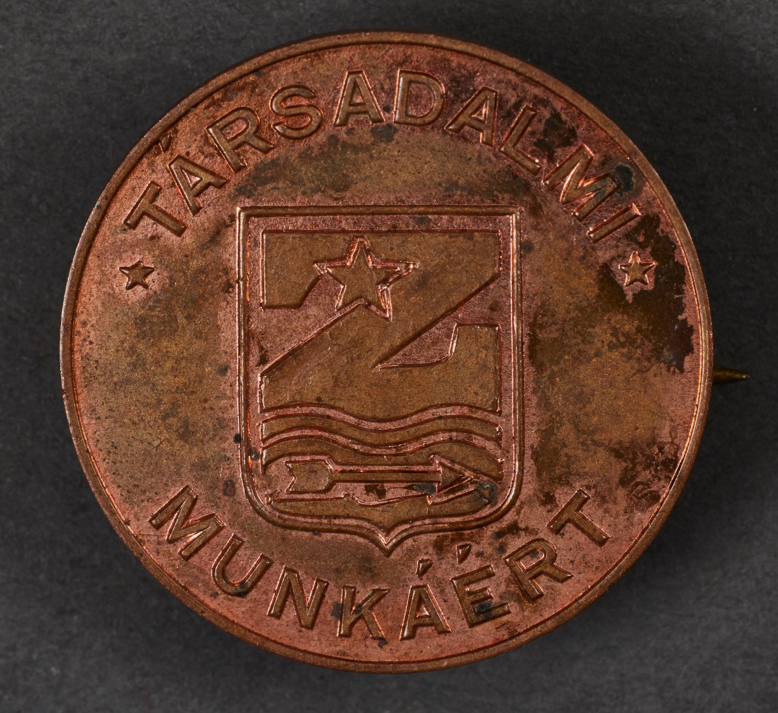 Hungarian Socialist Badge #22508 