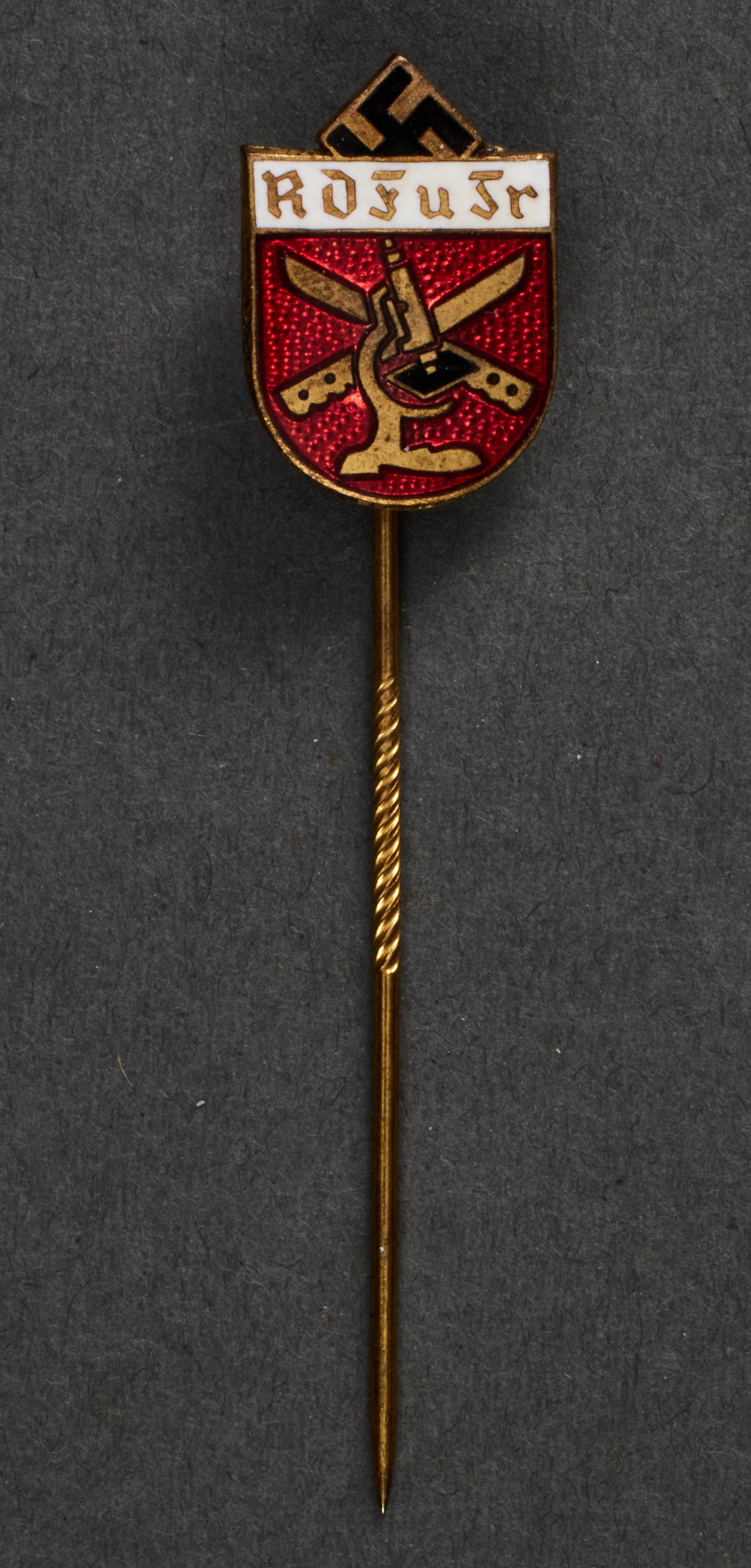 Reichsverband Deutsher Fleisch und Trichinenbeschauer Stickpin #20571 