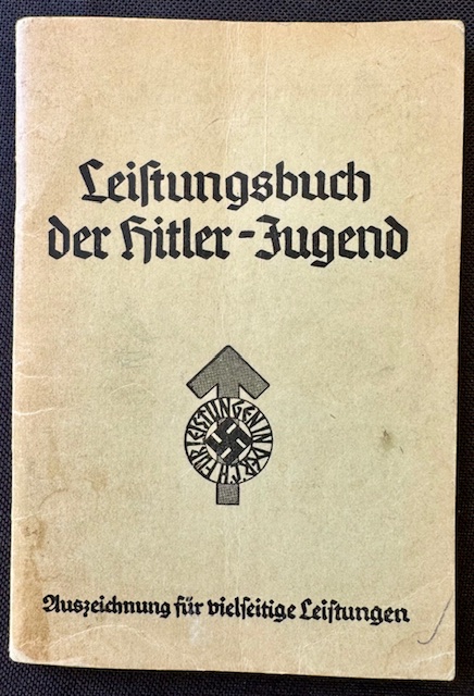 Leistungsbuch der Hitler Jugend #17672 