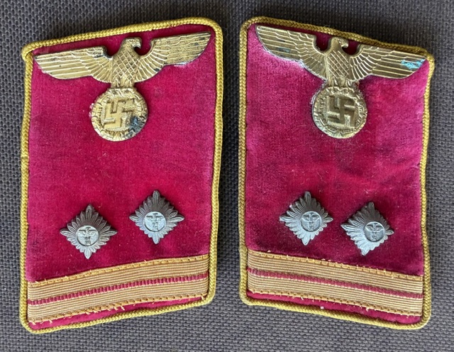Reichsleitung Hauptbereitschaftsleiter Collar Tabs #21913 