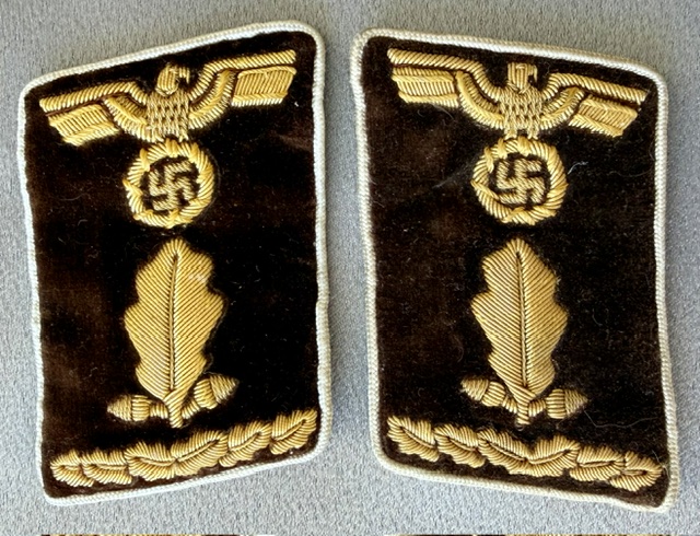 Kreisleitung OberAbschnittsleiter Collar Tabs #20563 