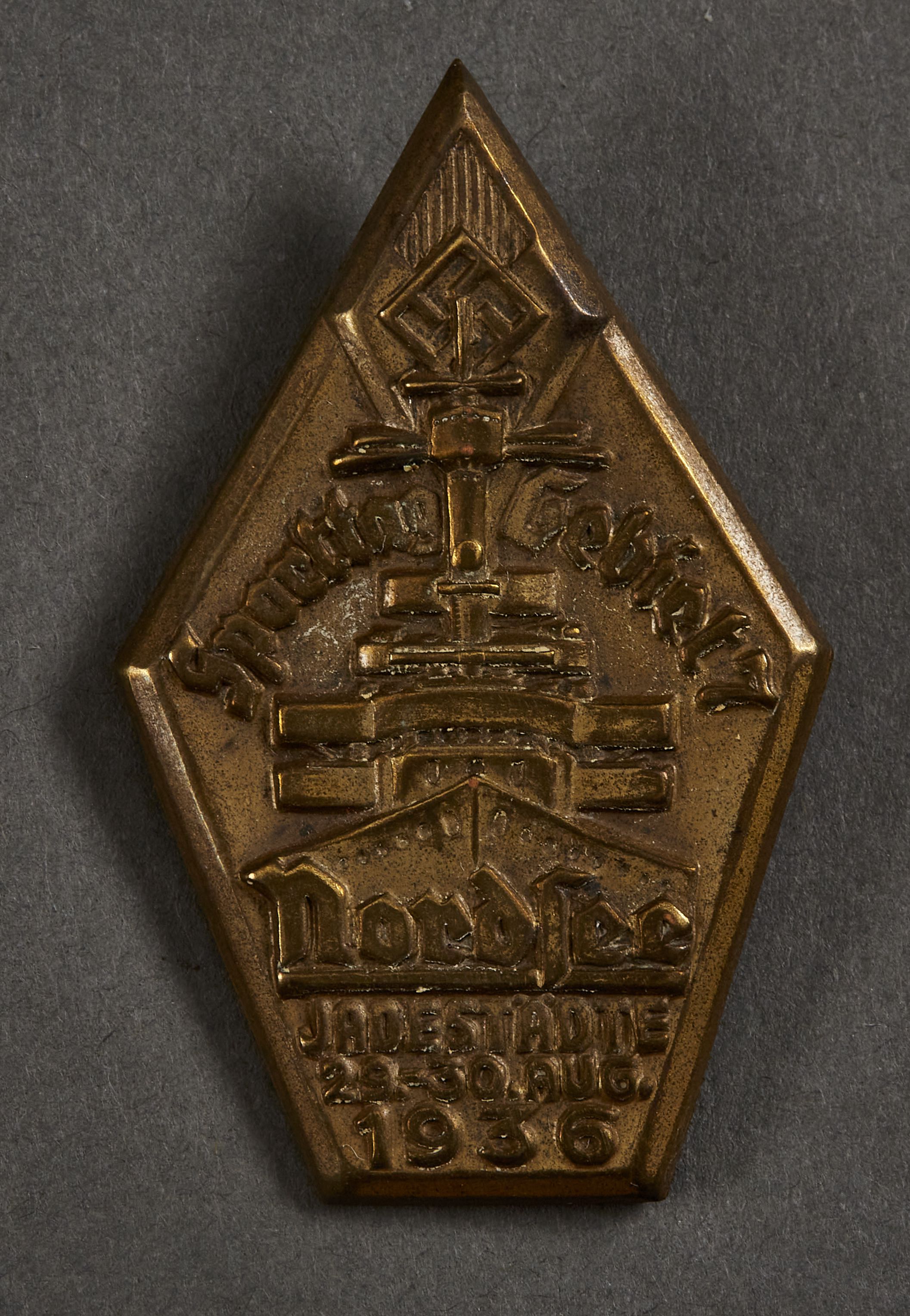 HJ Nordsee Sporttag Gebiets 7 Jadestädte 29.-30. Aug. 1936 Tinnie #15618 