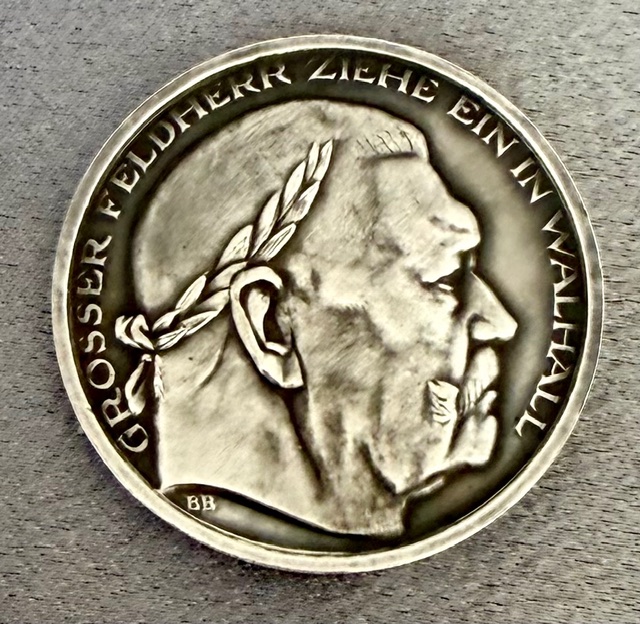 Paul von Hindenburg Medallion #20498 