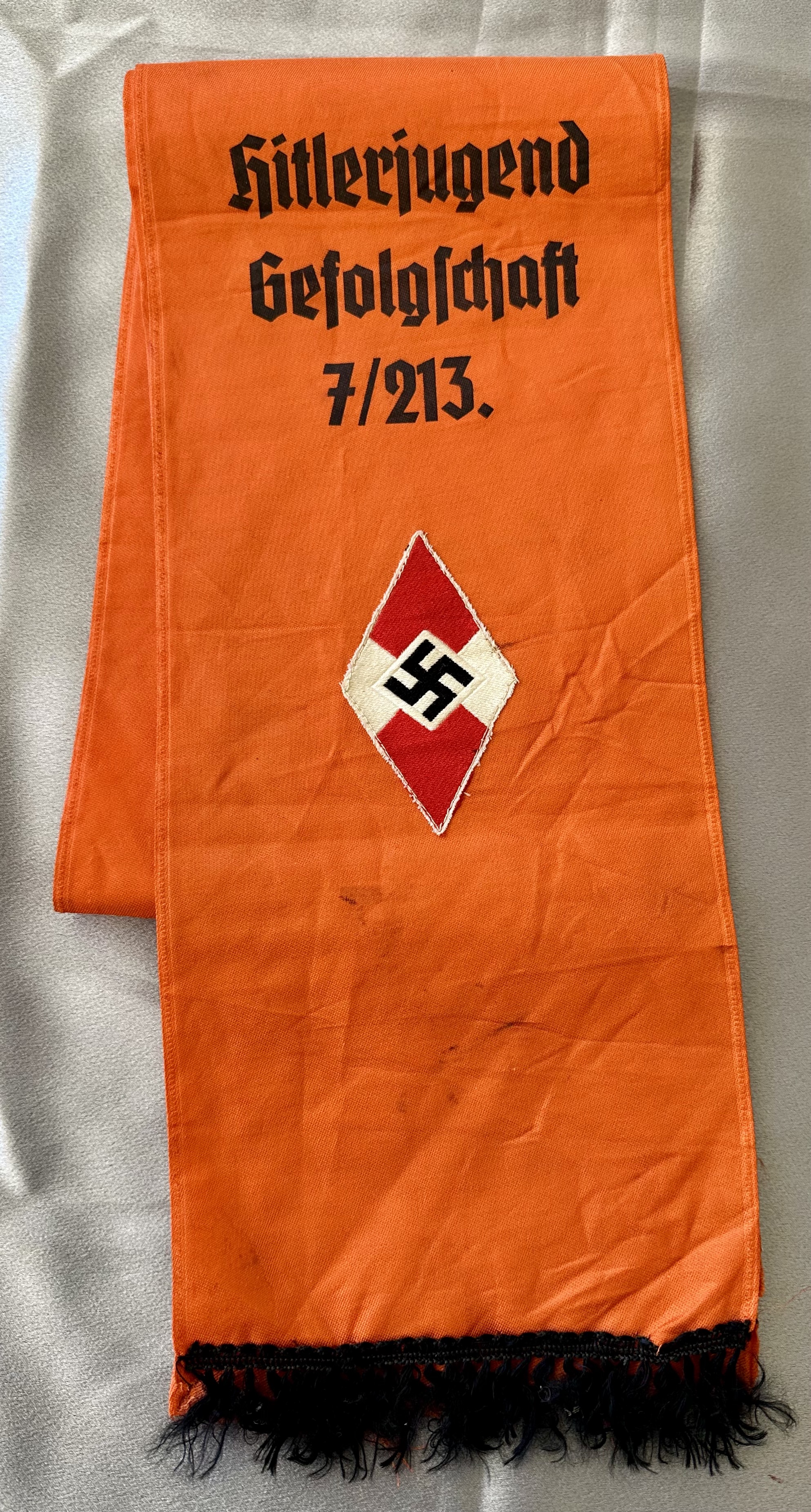 Hitlerjugend Gefolgschaft 7/213 Sash #17272 