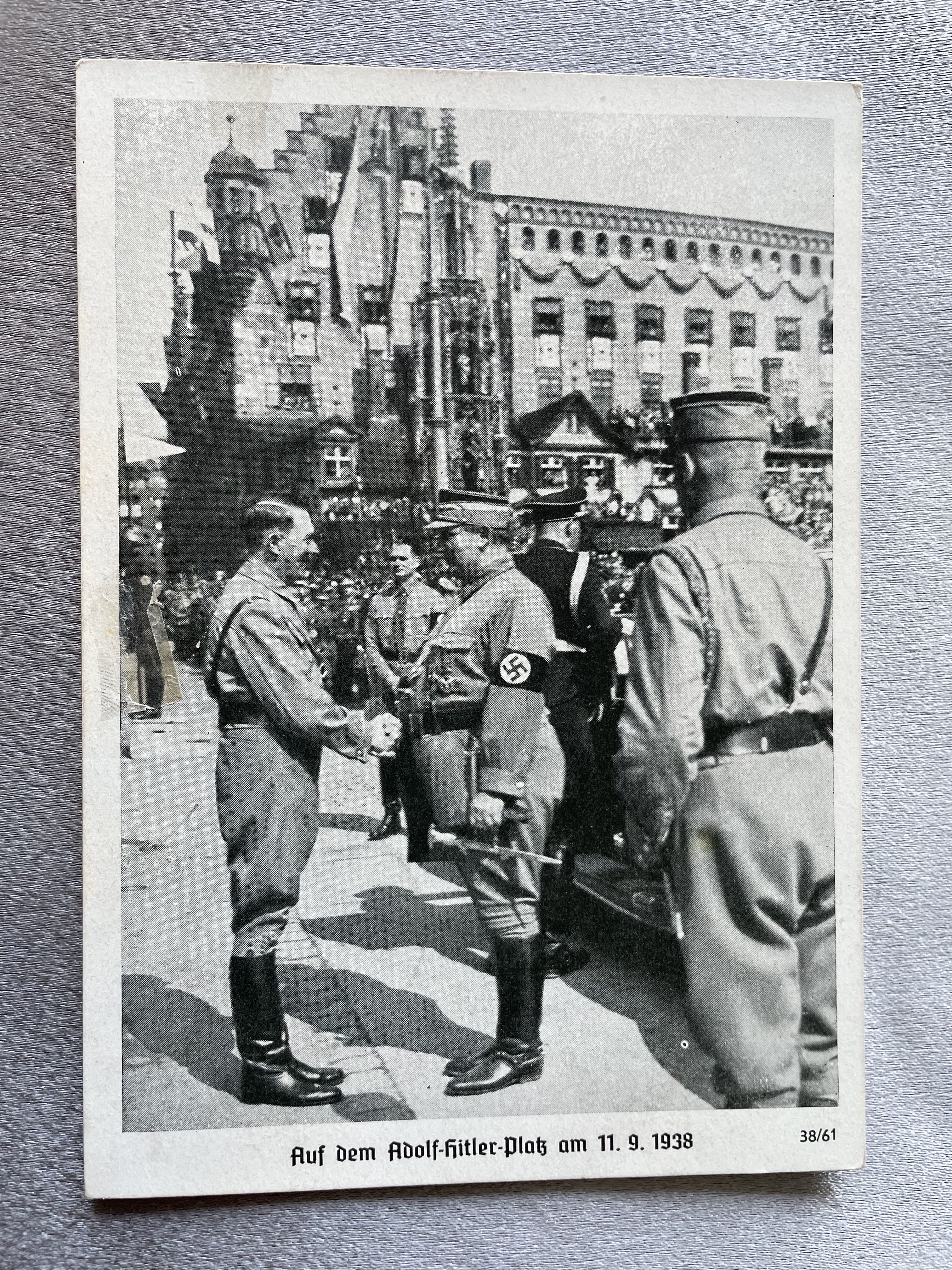 Adolf Hitler Platz Reichsparteitag Nürnberg Postcard #14848 