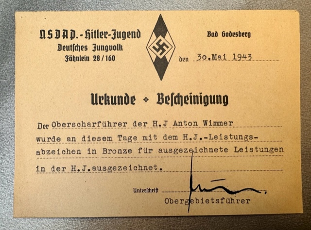 HJ Leistungsabzeichen #16490 