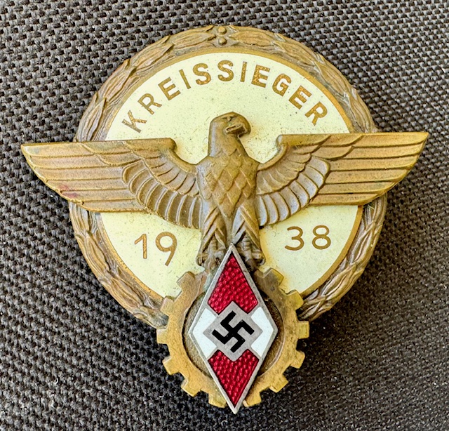 HJ 1938 Kreissieger Badge #17811 
