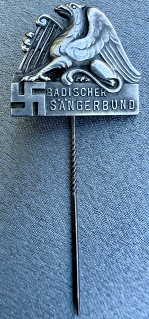 Badischer Sängerbund Mitgliedsabzeichen #20342 
