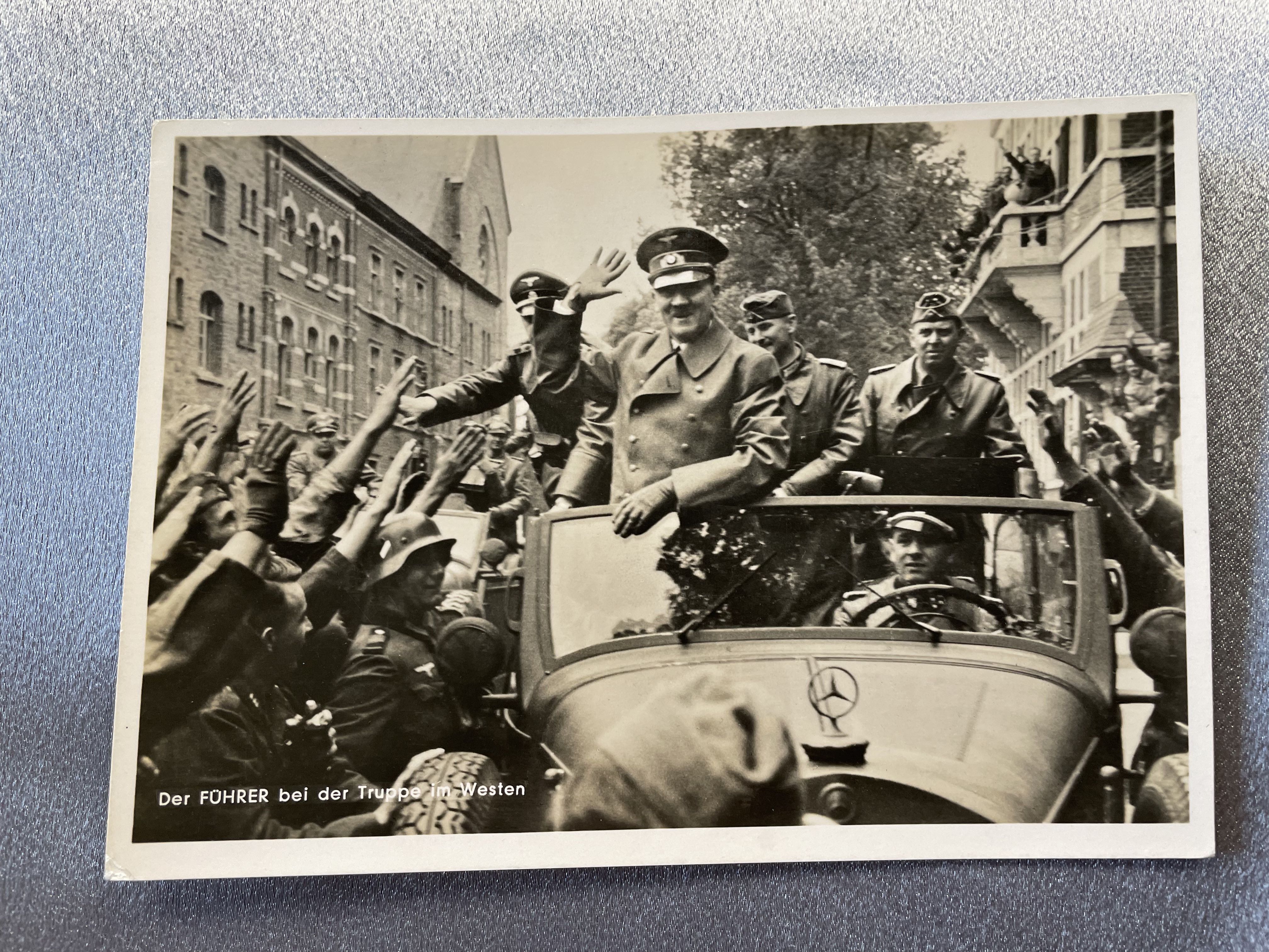 Der Führer bei der Truppe im Westen Postcard #15092 