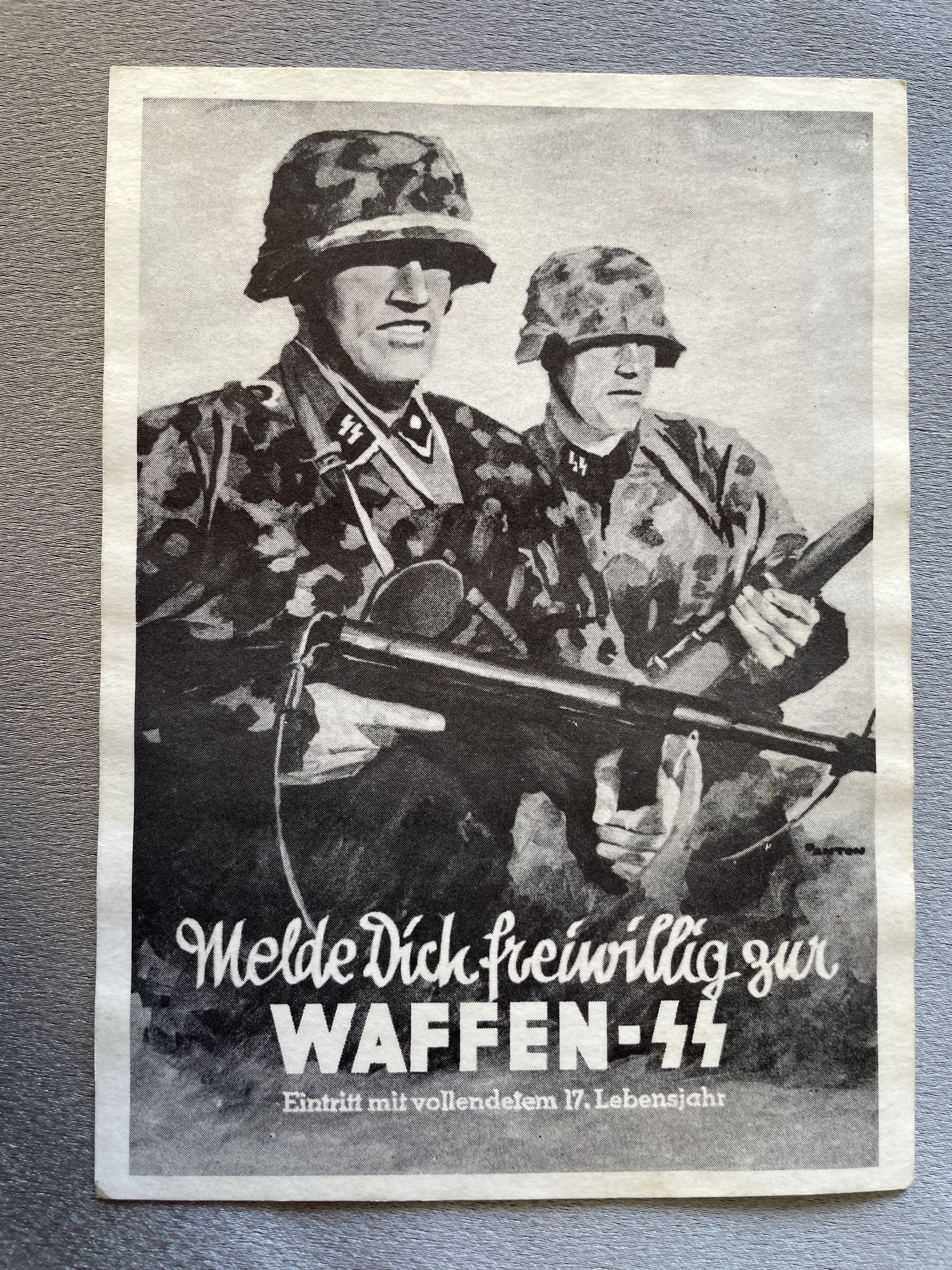 Waffen SS Postcard #14987 