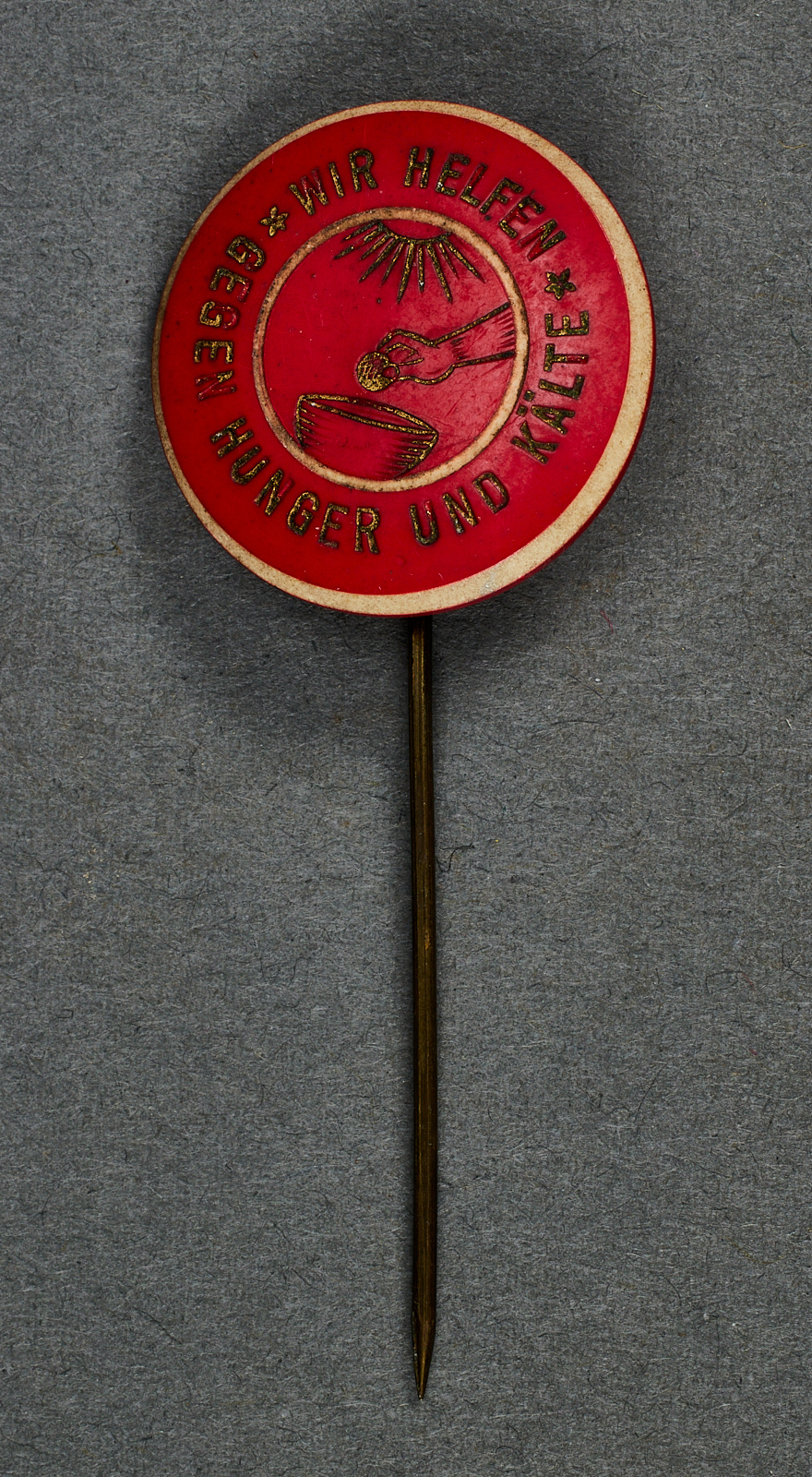 Wir Helfen Gegen Hunger und Kälte Stickpin #22167 