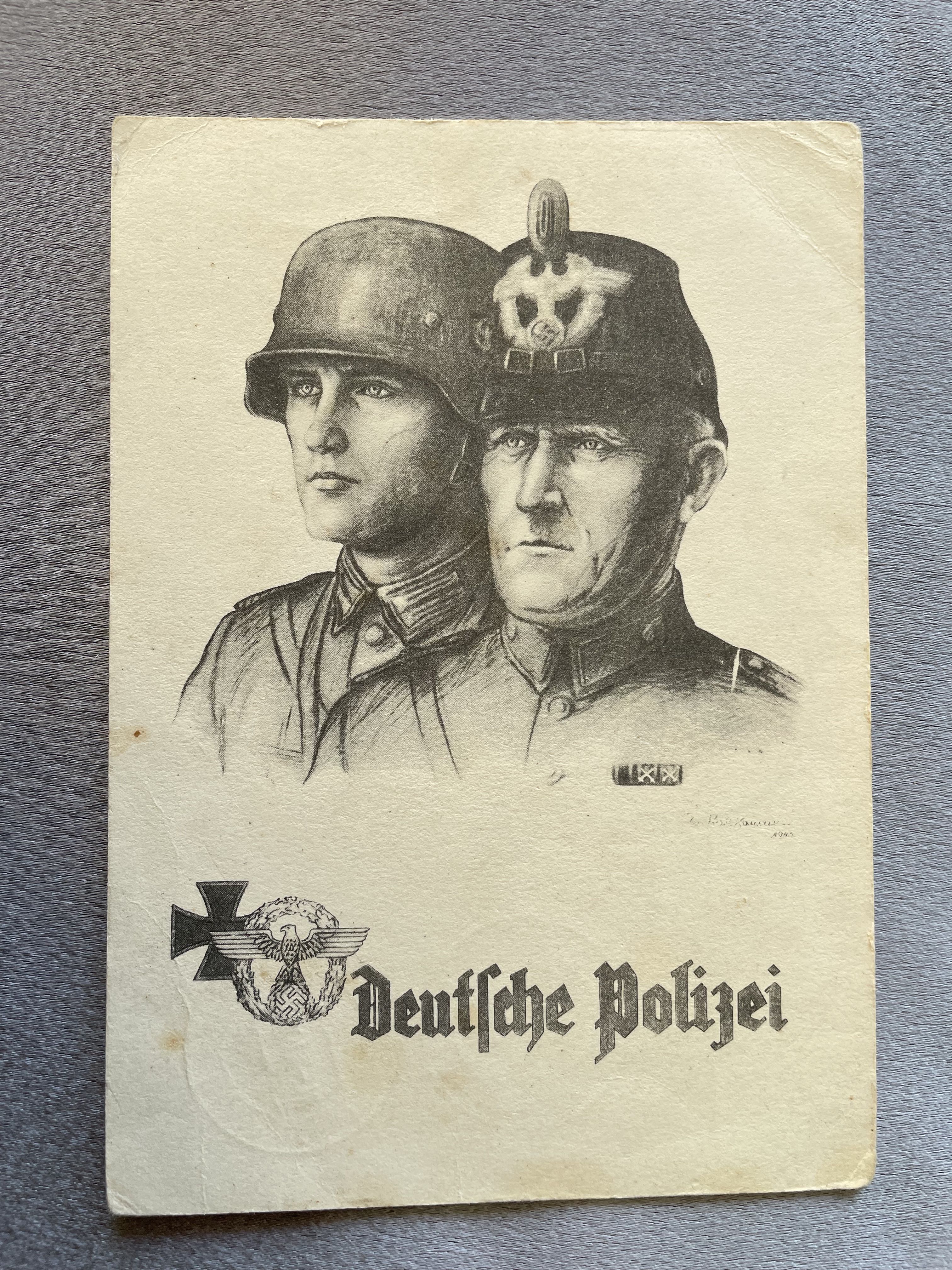 Deutsche Polizei Postcard #15004 