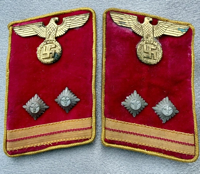 Reichsleitung Hauptbereitschaftsleiter Collar Tabs #21913 