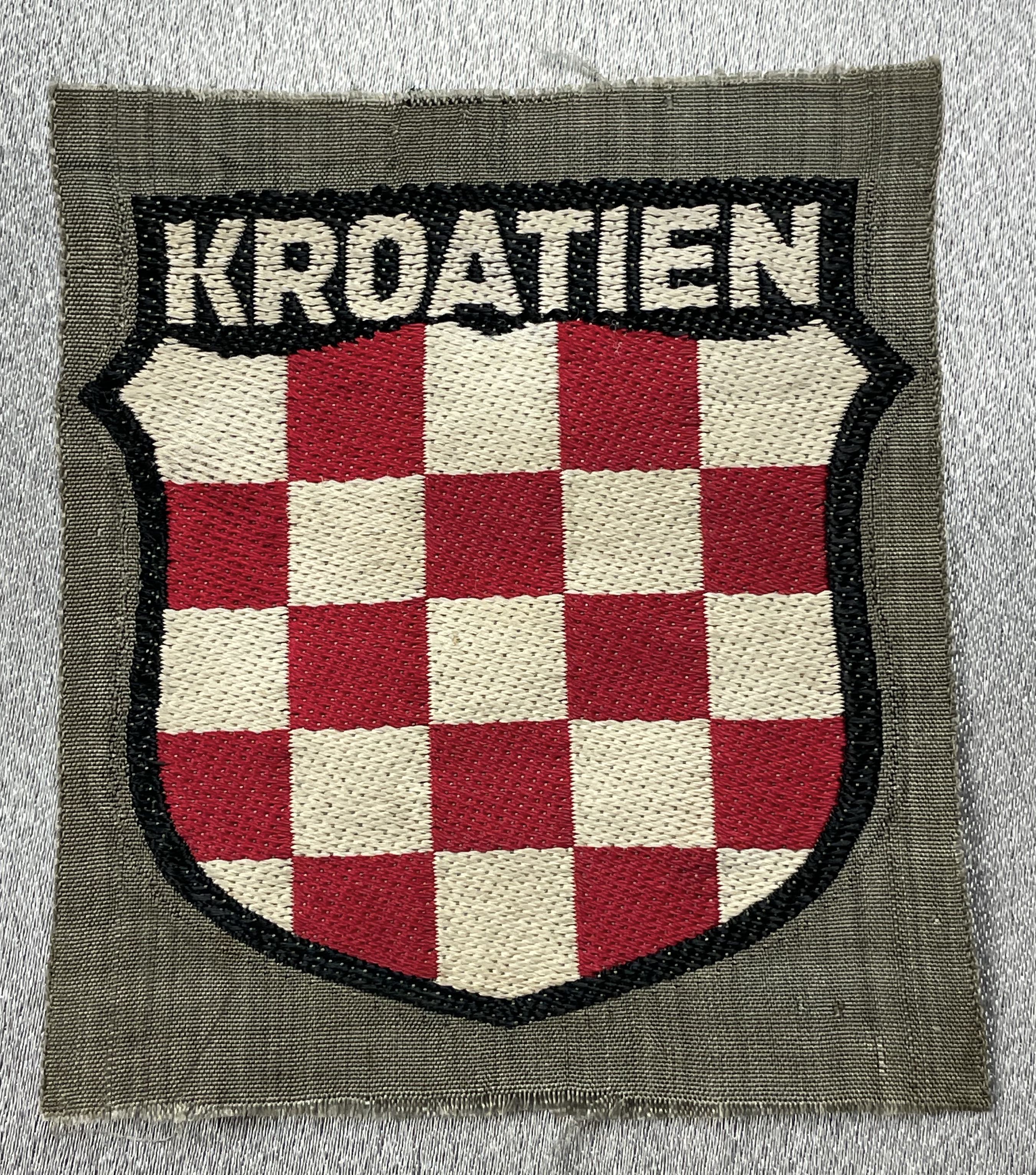 Kroatien Volunteer\'s Sleeve Shield #15910 