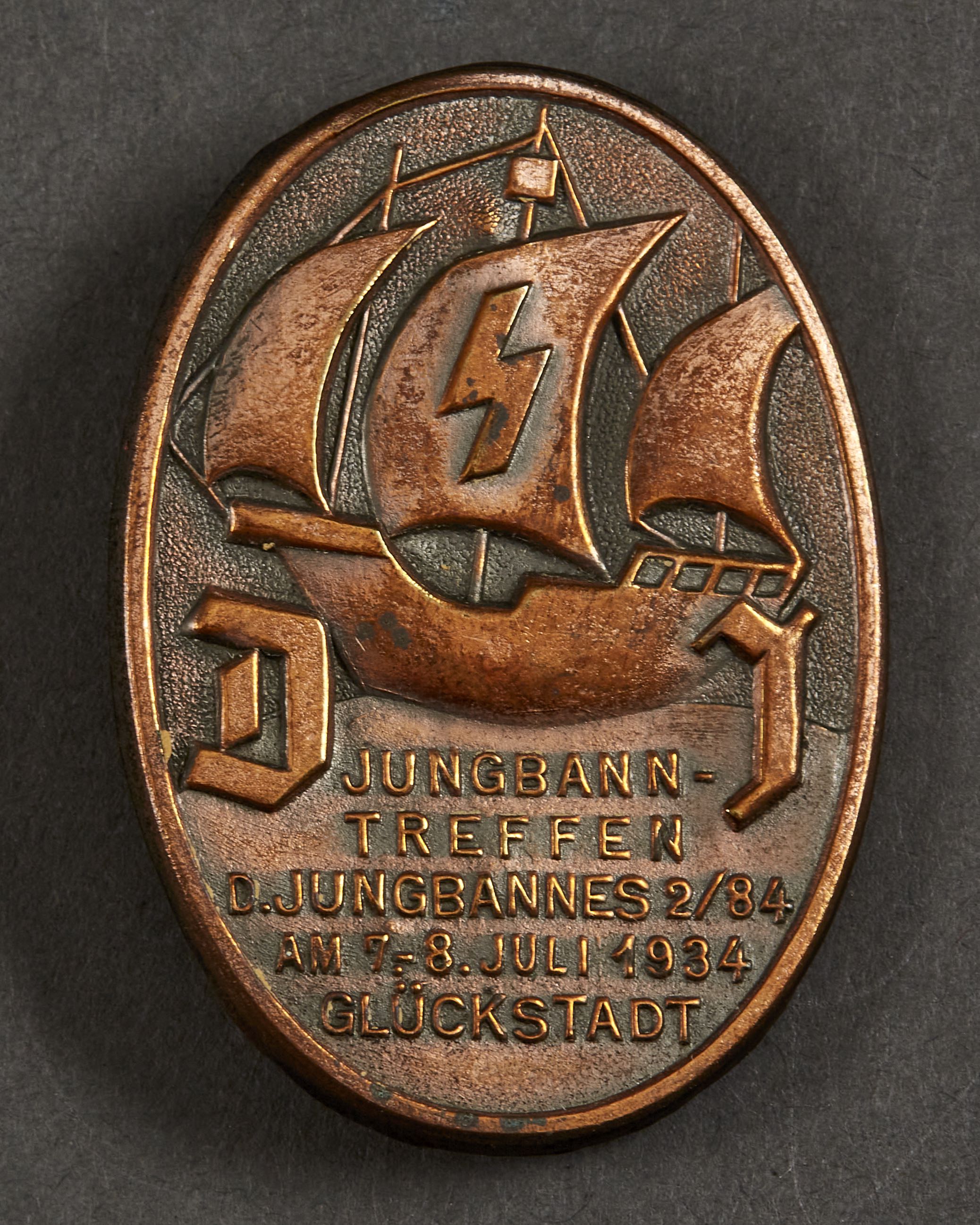 DJ Jungbann-Treffen d. Jungbannes 2/84 am 7.-8.Juli 1934 Glückstadt Tinnie #15622 