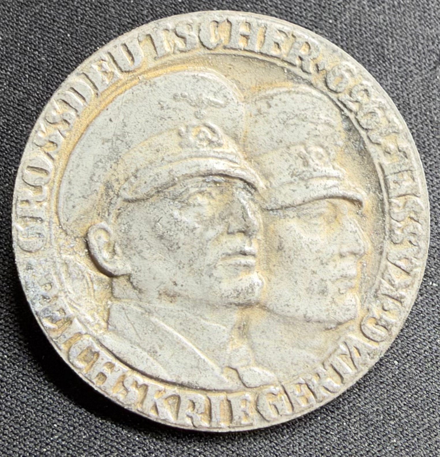 Grossdeutscher Reichskriegertag 1939 Tinnie #22652 