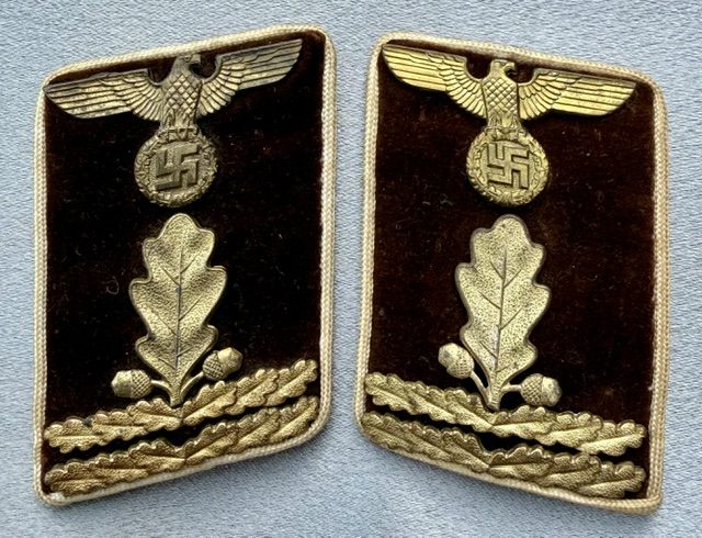 Kreisleitung Hauptabscnhittsleiter Collar Tabs #21912 