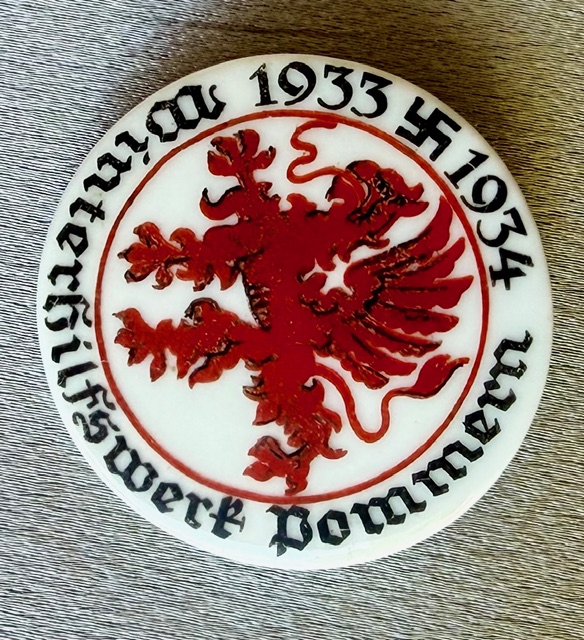 Winterhilfswerk Pommern Tinnie #20459 